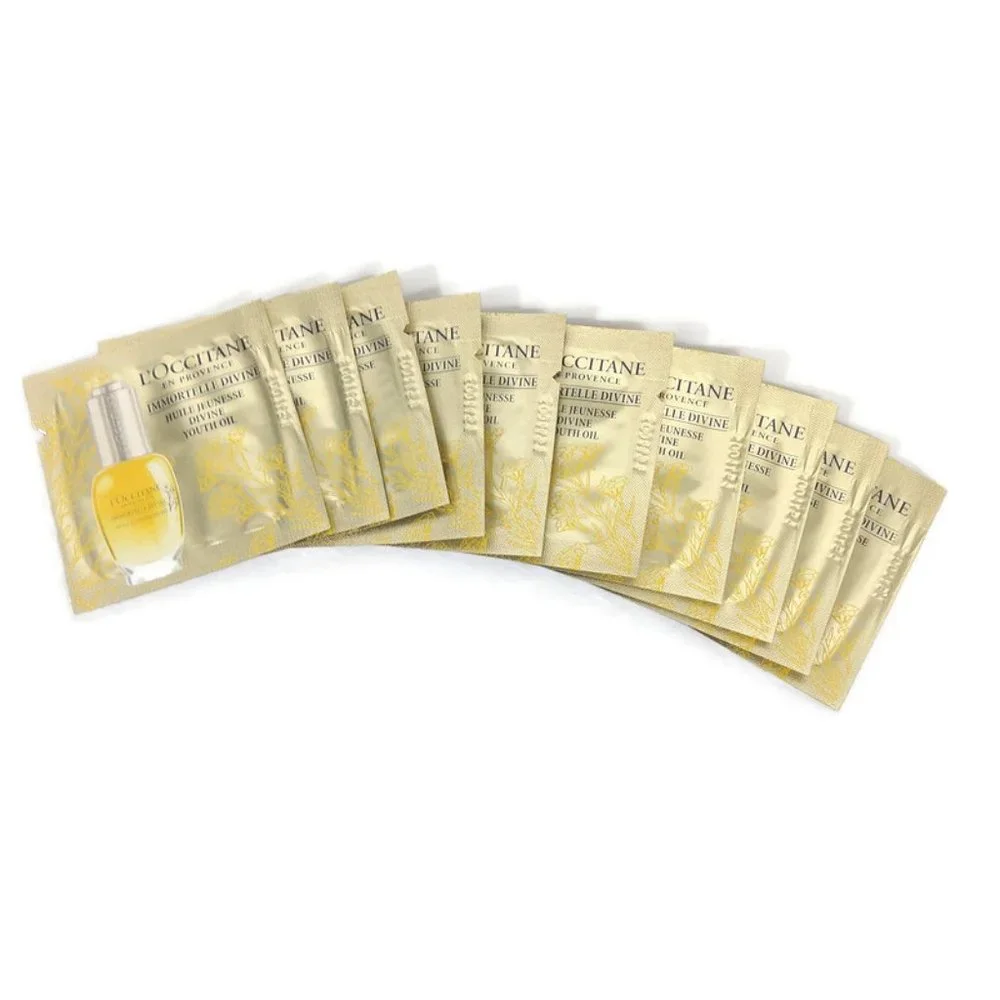 L’Occitane Immortelle Divine Youth Oil Samples X 10 NEW